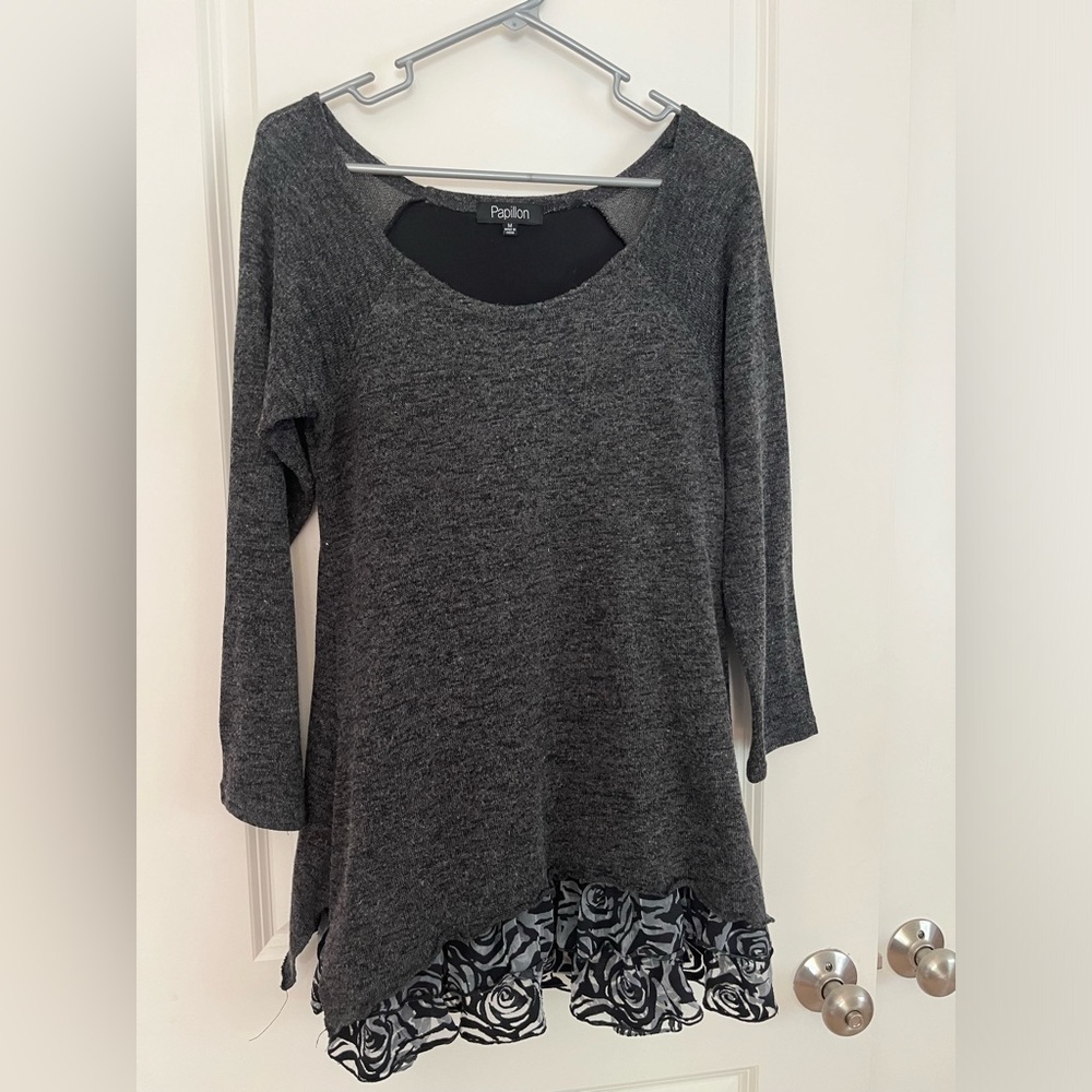Unique tunic sweater